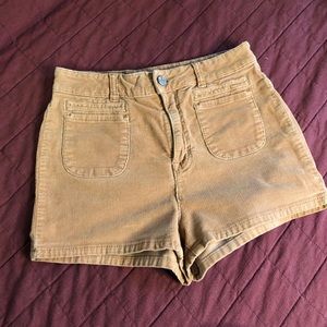 BDG Corduroy High Waisted Shorts